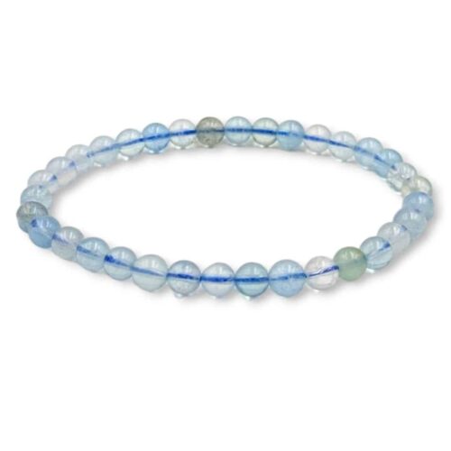 Bracelet Aigue-Marine 6mm