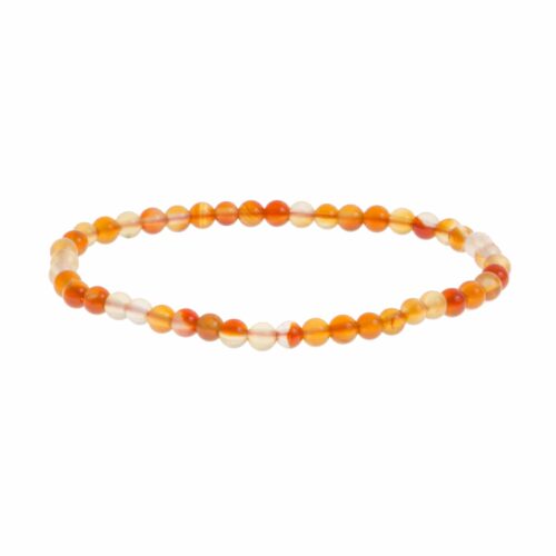 Bracelet Cornaline 4mm