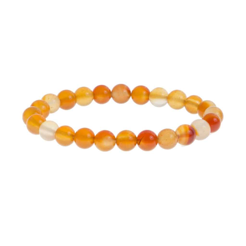 Bracelet Cornaline 8 mm