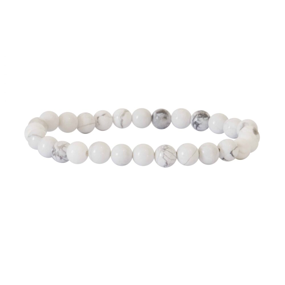 Bracelet Howlite 6mm