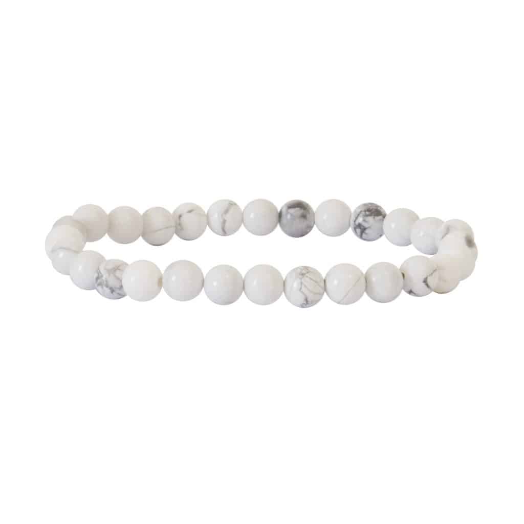 Bracelet Howlite 6mm