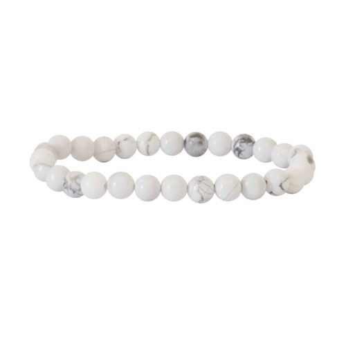 Bracelet Howlite 6mm