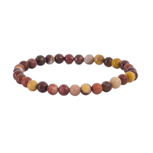 Bracelet Jaspe Mokaïte 6mm