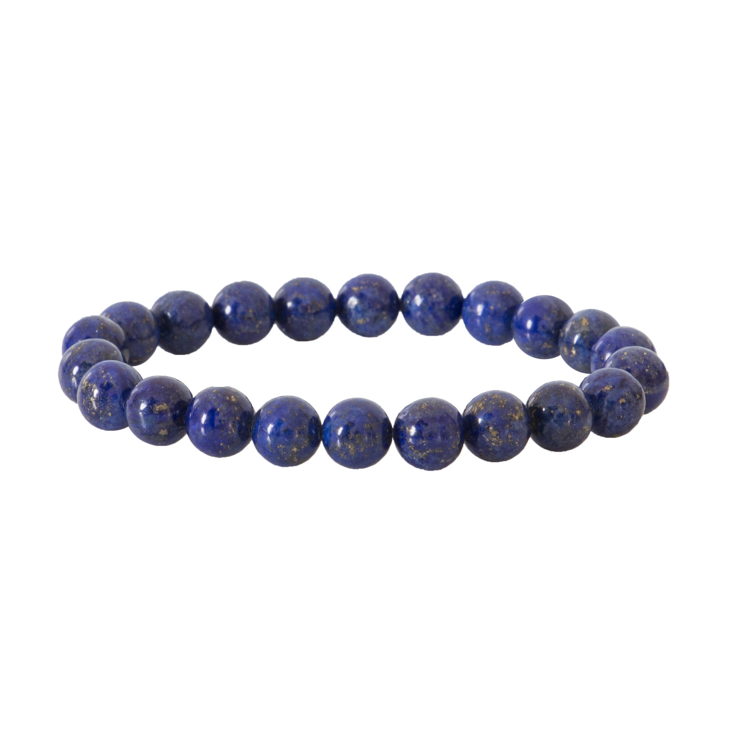 Bracelet Lapis-Lazuli 8mm  Vertus, bienfaits en lithothérapie