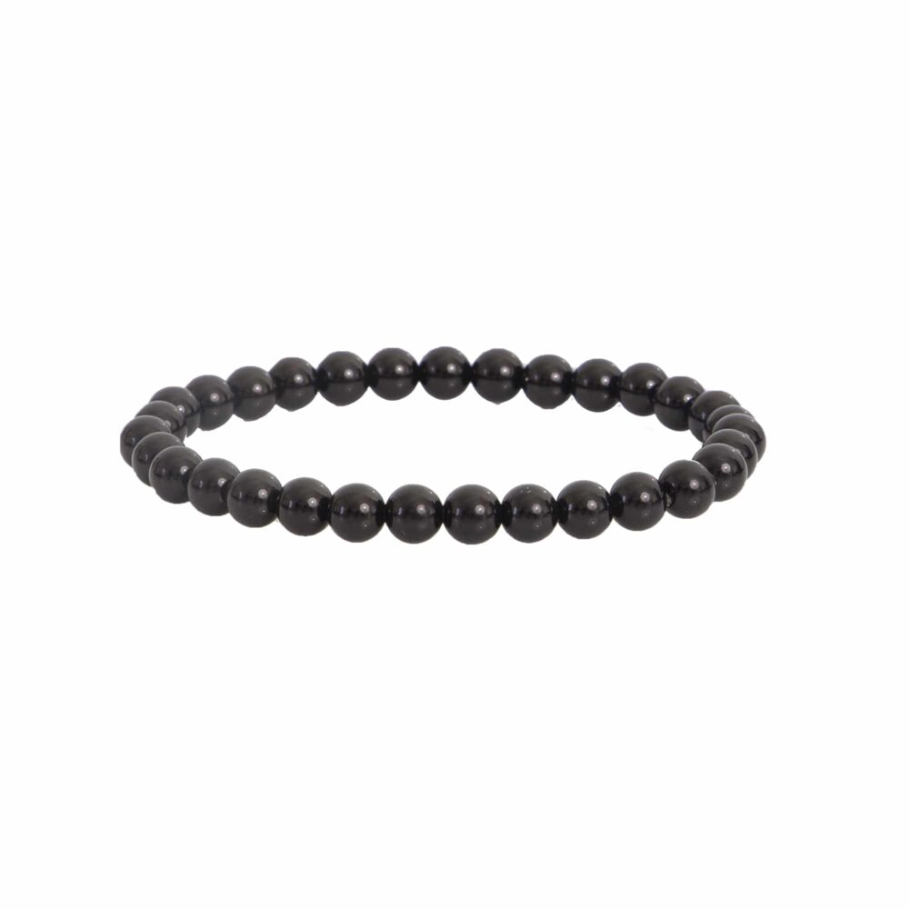 Bracelet Obsidienne 6mm
