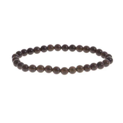 Bracelet Quartz fumé 6 mm