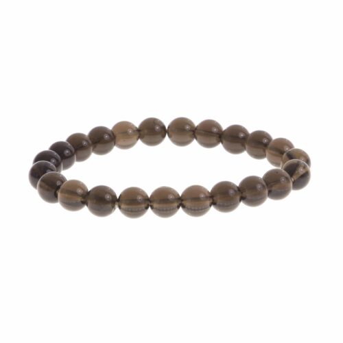 Bracelet Quartz fumé 8mm
