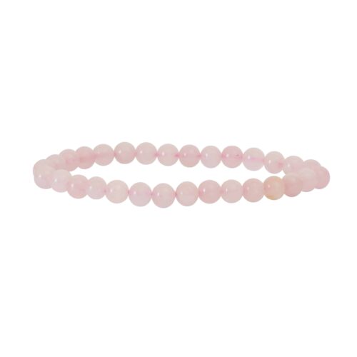 bracelet quartz rose 6mm