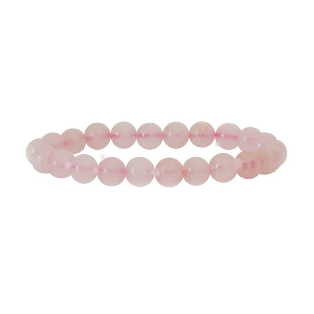 bracelet quartz rose 8mm