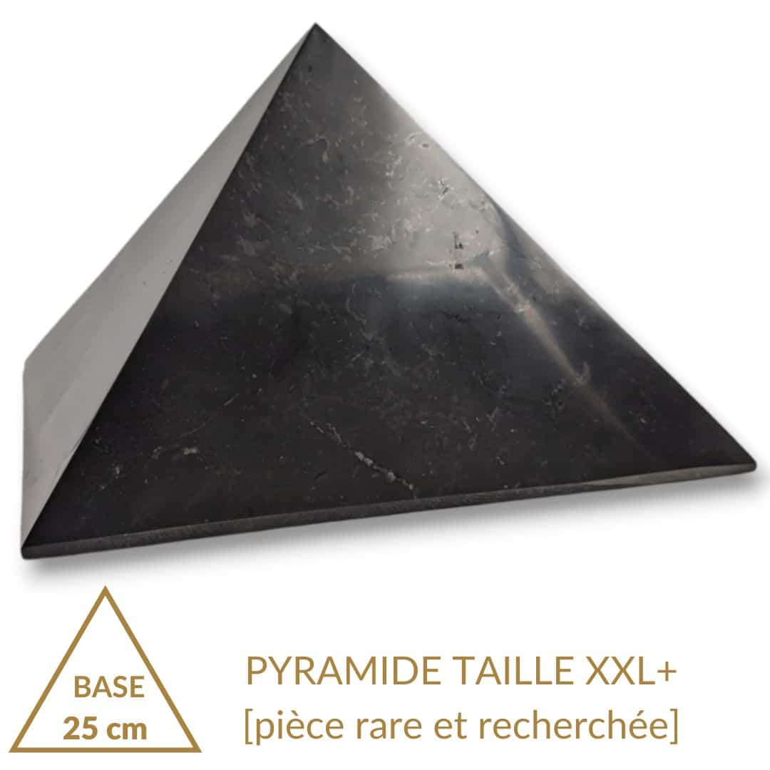Pyramide Shungite Polie 5 Cm - Pierre Précieuse Authentique De Carélie - SN NATURSTEIN