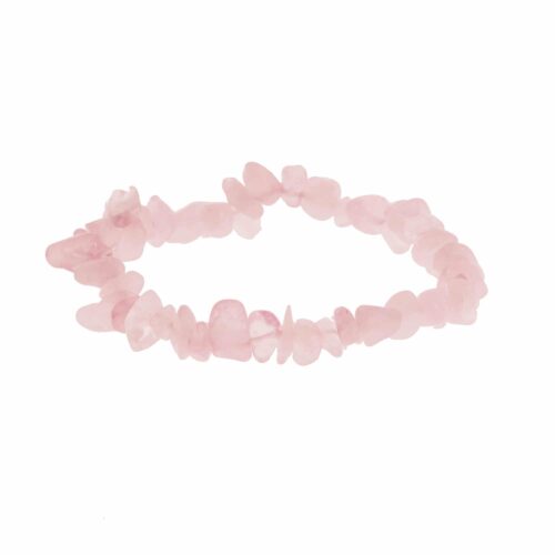 bracelet quartz rose baroque