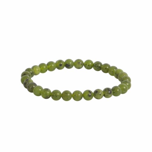 Bracelet Jade néphrite 6mm