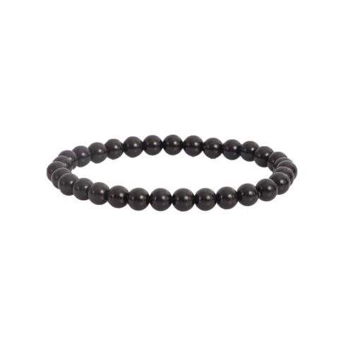 Bracelet Spinelle noir 6mm