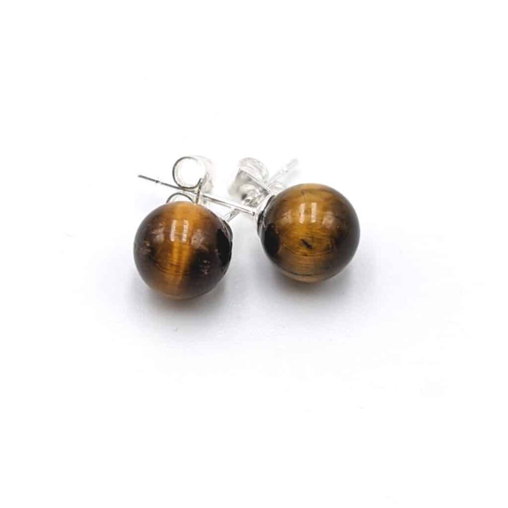 Boucles d’oreilles Oeil de Tigre