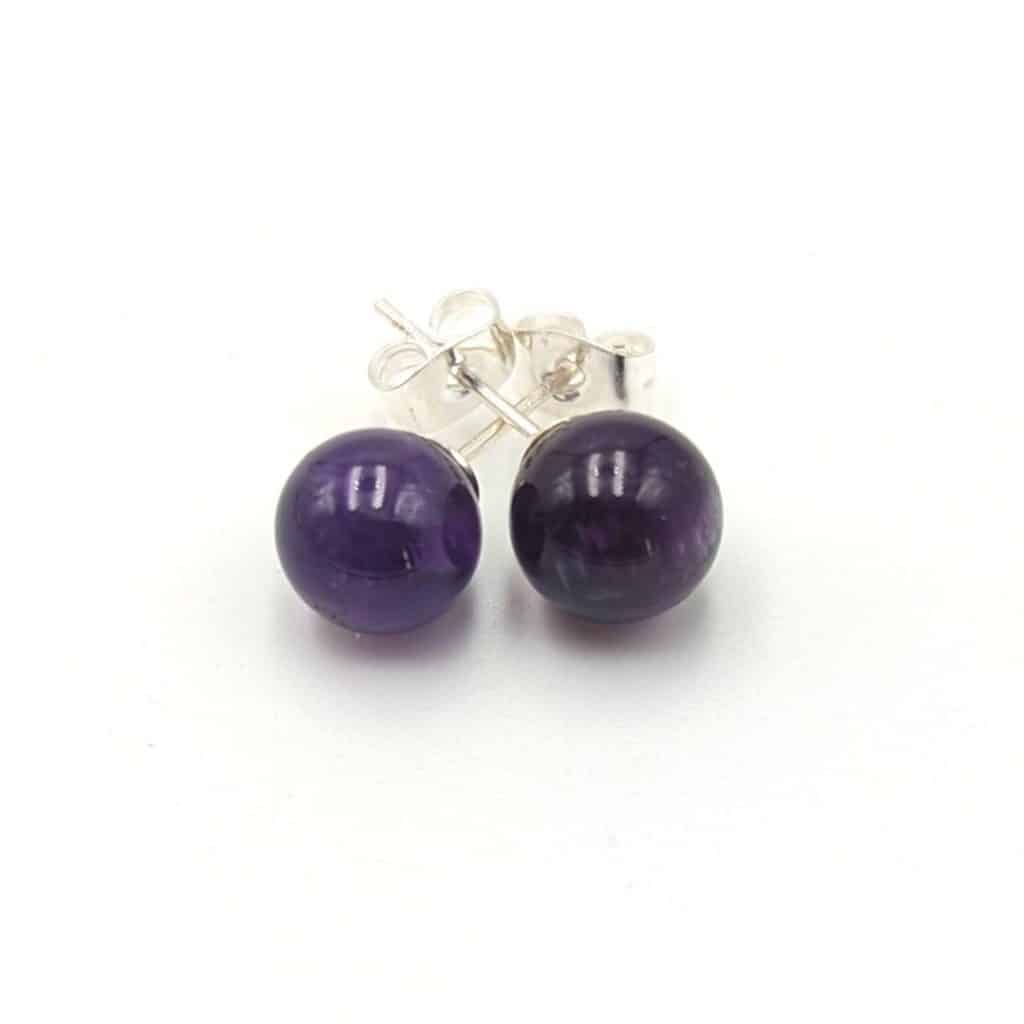 Boucles d'oreilles Améthyste