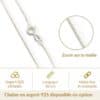 chaîne argent 925 pour pendentif