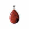 pendentif jaspe rouge pierre naturelle