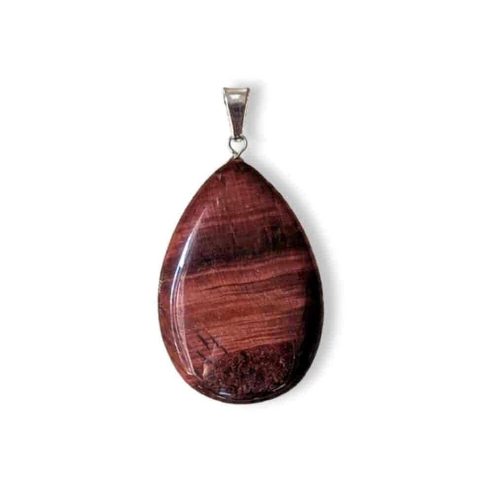 pendentif œil de taureau pierre naturelle