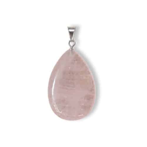pendentif quartz rose pierre naturelle