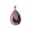 pendentif rhodonite pierre naturelle