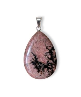 pendentif rhodonite pierre naturelle
