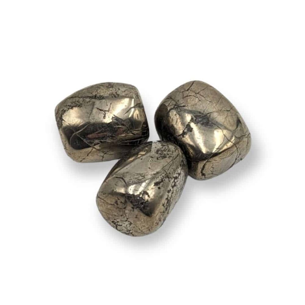 pyrite pierre roulée