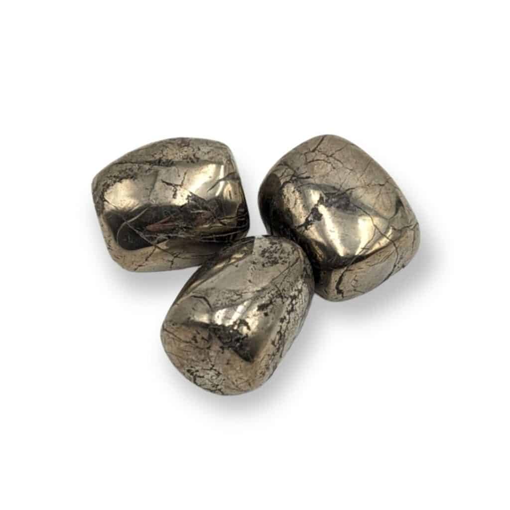 pyrite pierre roulée