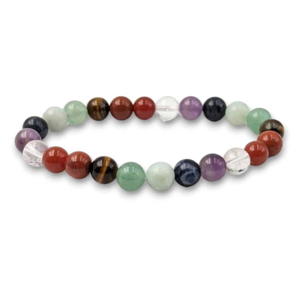 Bracelet 7 chakras 8mm