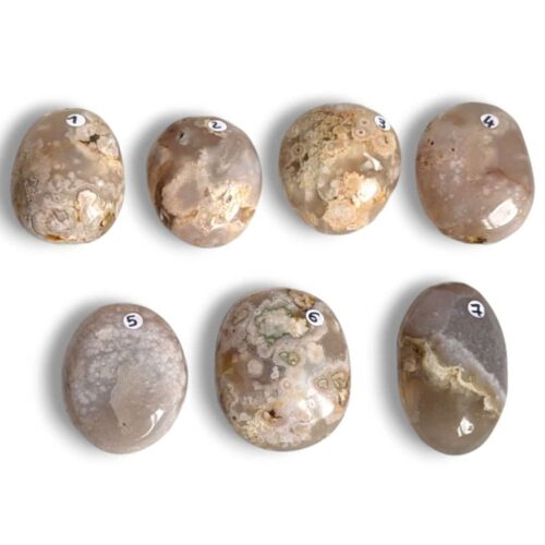 Galet Agate fleur