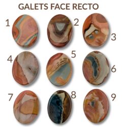 galet jaspe polychrome