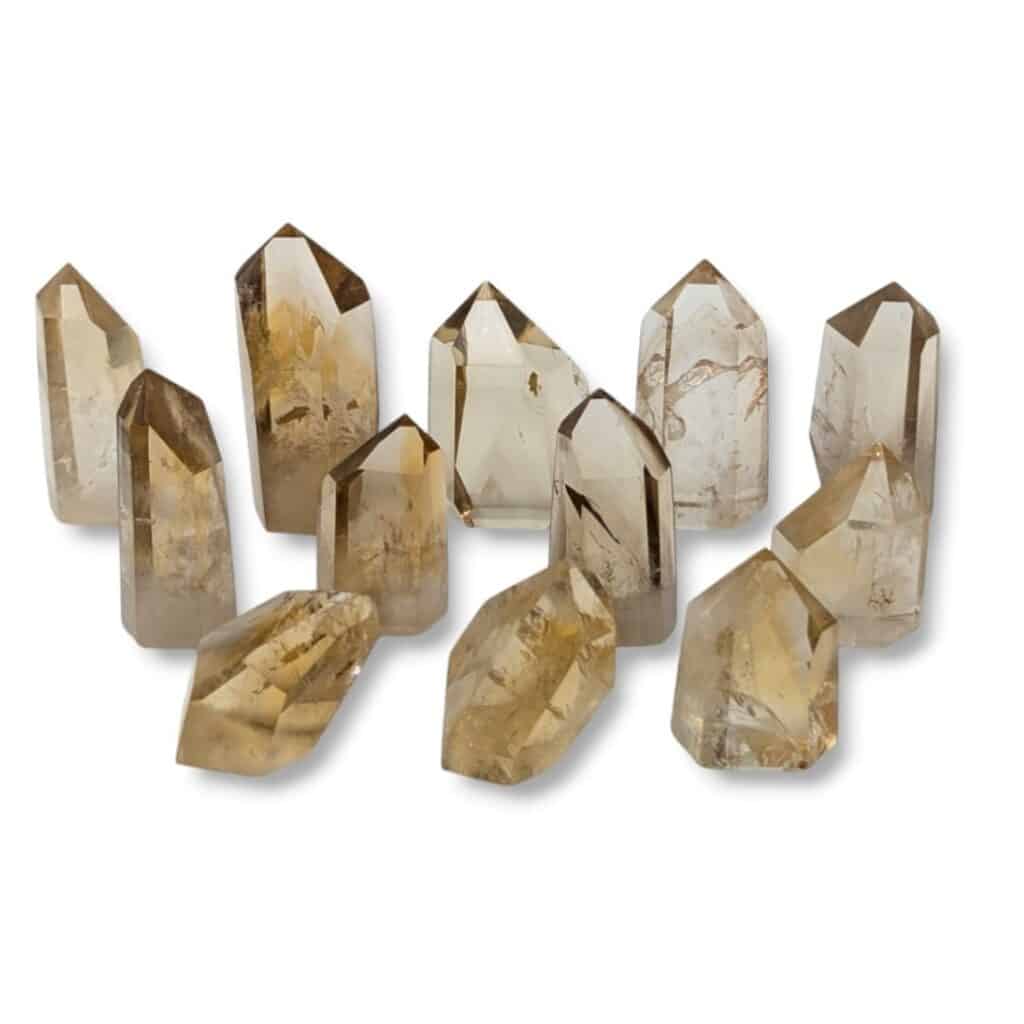 Pointe de Citrine naturelle