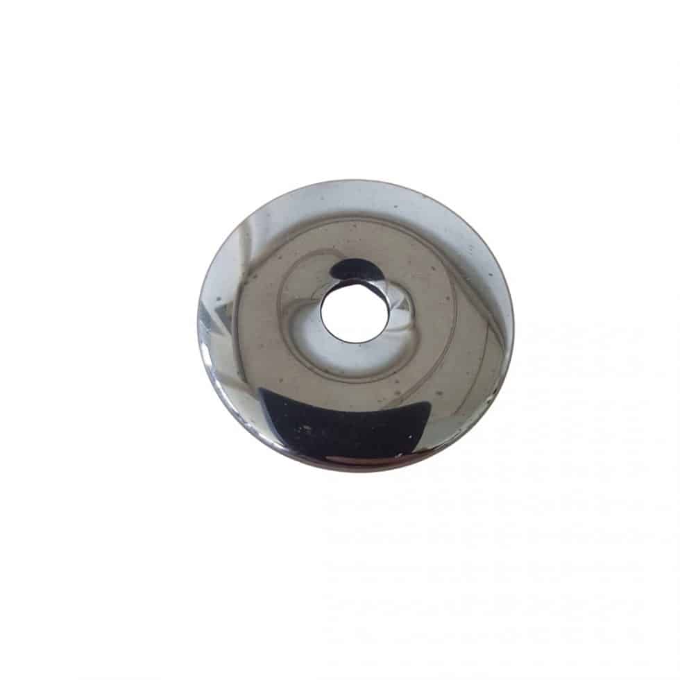 Boucles D'oreilles Pendantes En Hématite Avec Monture Fil Plaqué Or - Neuf Sans Emballage