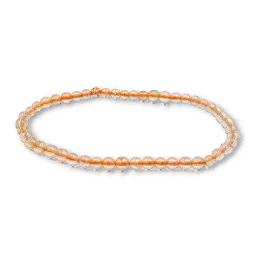 Bracelet Citrine Naturelle 4mm