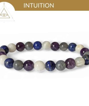 bracelet intuition pierres naturelles pierre de lune labradorite lapis lazuli amethyste pour developper son intuition