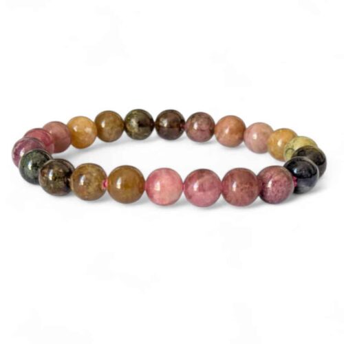 bracelet tourmaline multicolore 8mm (1)