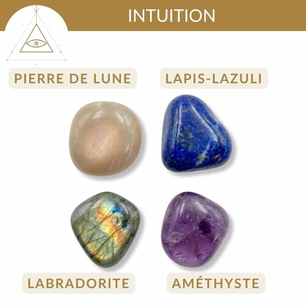 quelle pierre pour developper son intuition pierre de lune labradorite lapis lazuli amethyste intuition et perception