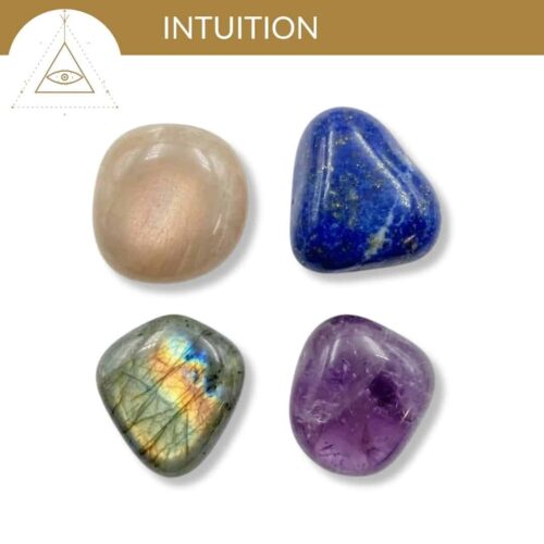 kit pierres intuition pierres naturelles pour se connecter a son intuition et a son ressenti interieur