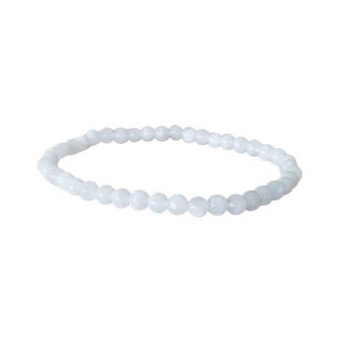 Bracelet Pierre de Lune blanche 4mm