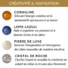 pierres creativite inspiration bienfaits imagination idees nouvelles expression creativite inspiration artistique