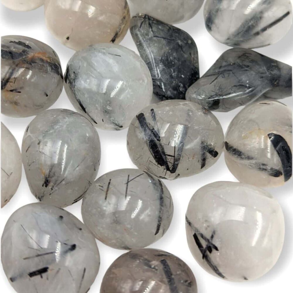 cristal de roche tourmaline