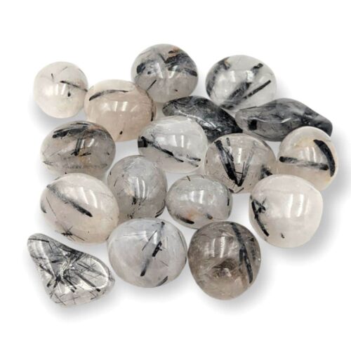 cristal de roche tourmaline