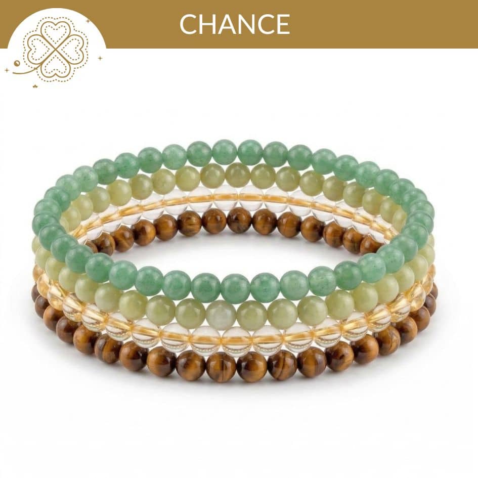 bracelets pierres chance oeil de tigre citrine aventurine jade chance reussite abondance et prosperite