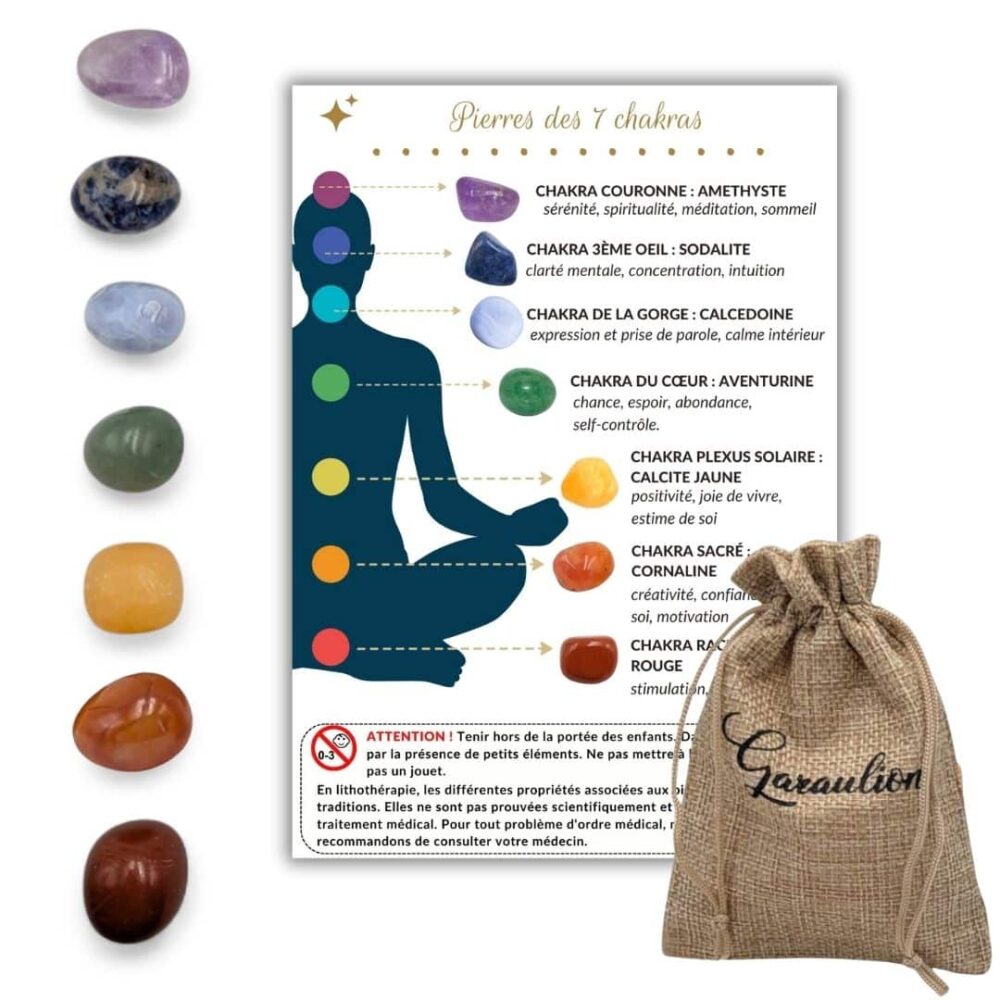 pierres 7 chakras
