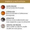 pierres energie motivation bienfaits vitalite dynamisme motivation passage a l action energie positive