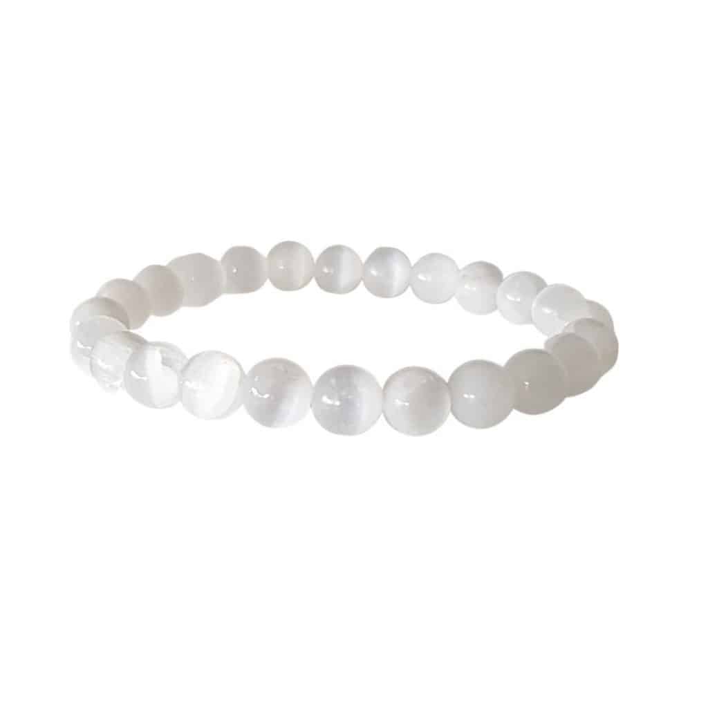 Bracelet Sélénite 8mm