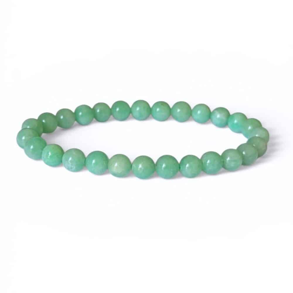 bracelet émeraude pierre naturelle 6mm