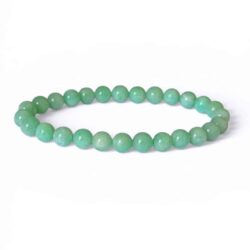 bracelet émeraude pierre naturelle 6mm
