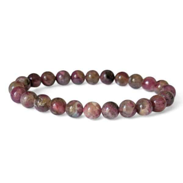 bracelet tourmaline melon d'eau 8mm