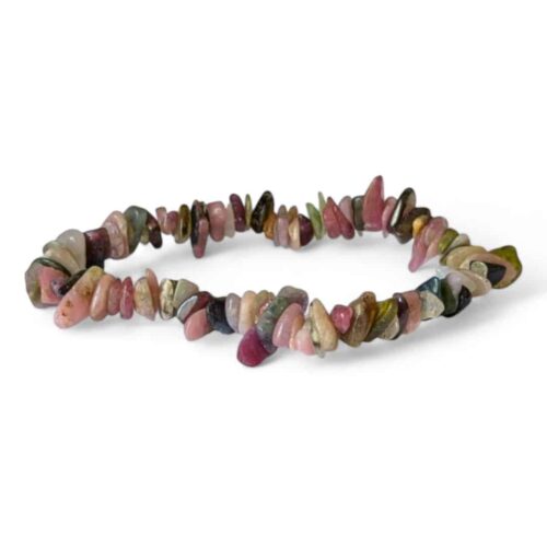 bracelet tourmaline multicolore baroque