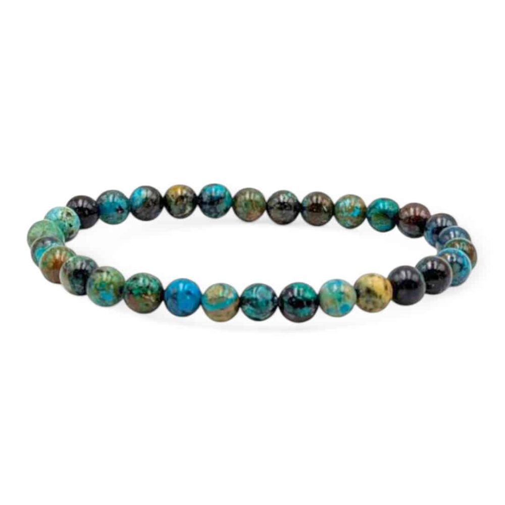 bracelet chrysocolle 6 mm